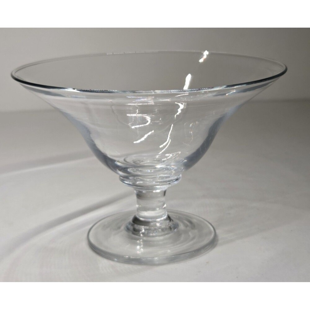 Simon Pearce Shelburne Footed Dish Bowl Dessert Essex Round Compote 3 7/8" H